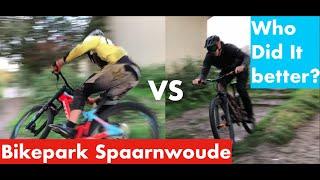 RAW: Ben Flaton VS Sieuwe Elferink Bikepark Spaarnwoude jump line