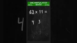 Multiplication Trick | Fast Multiplication Hack | #shorts #maths #mathtricks