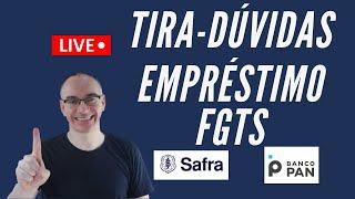 Tira dúvidas ao vivo - Empréstimo FGTS