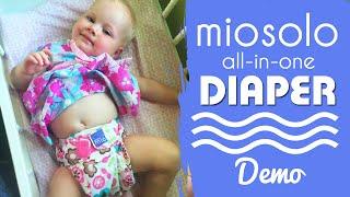 Bambino Mio Miosolo All In One - Demo / Review #Clothdiapers