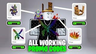 20 BEST FREE PROMO CODES ITEMS AND FREE ITEMS ON ROBLOX 2025