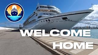 We live on a CRUISE SHIP.  Check out the Villa Vie Odyssey and where we're going!