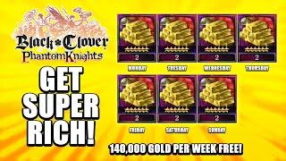 Black Clover: Phantom Knights | Get Over 500,000 Gold Monthly No Stamina Needed - FREE!