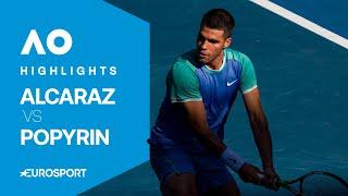 Carlos Alcaraz vs Alexei Popyrin | Australian Open Charity Match 2025 Highlights 