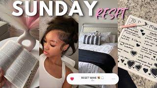 SUNDAY RESET ! *realistic* : prep for new month,  cleaning apartment, church, grocery store, more