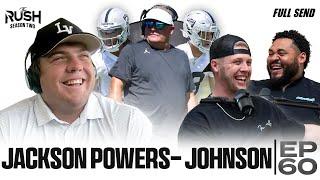 Jackson Powers-Johnson on Chip Kelly’s Offense, Relationship With Geno Smith & NFL Season Hot Takes!