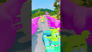 Crazy Characters VS Brainrot Thanos Hands Trap Crash in BeamNG.drive