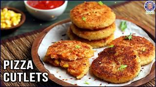 Pizza Cutlets Recipe | Crispy Cheesy Pizza Cutlets | Quick & Easy Snack Recipe | Chef Bhumika