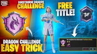 Get Free Permanent Dragon Title | Dragon Kill Trick | 3.5 Update |PUBGM