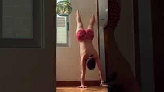 Free the Yoga Nips for Class [Yoga Handstand Exercise Challenge] #shorts