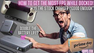 How To Get MORE FPS DOCKED + An Accessory Will Double Rog Ally battery life! - POWER PRIME DAY DEALS