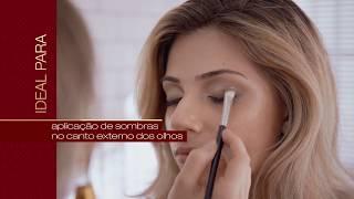 Tutorial Linha de Pincéis #Belliz Black - Olho Esfumado e Boca Nude