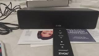 ZVOX AccuVoice Sound Bar TV Speaker AV100