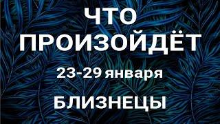 БЛИЗНЕЦЫ Прогноз на неделю (23-29 января 2023). Расклад от ТАТЬЯНЫ КЛЕВЕР. Клевер таро.