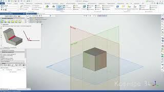 T-FLEX CAD. Фаска на вершине многогранника.