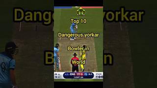 top 10 dangerous yorker bowler in world #shorts #cricketshorts #iplshorts #csk