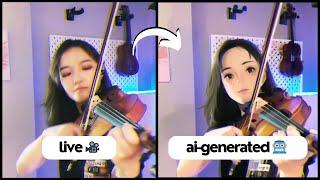 Arcane: League of Legends, Enemy violin cover in anime style, AI-generated video