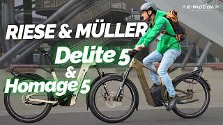 Riese & Müller Delite 5 & Homage 5 mit Pinion MGU | Riese und Müller e-Bikes auf der Eurobike 2024