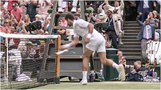 Novak Djokovic SMASHES his racket in frustration  | Wimbledon on ESPN