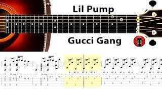 Lil Pump - Gucci Gang / Аранжировка на гитаре.