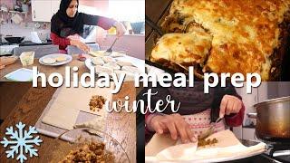 mega meal prep for the winter holidays - feeding my family of 9