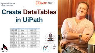 How to create and build a DataTable in UiPath Example