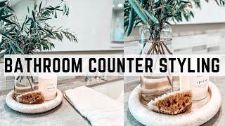 BATHROOM COUNTERTOP STYLING IDEAS || MINIMAL || EASY || 2022