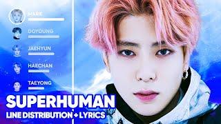 NCT 127 - Superhuman (Line Distribution + Lyrics Color Coded) PATREON REQUESTED