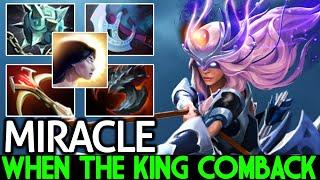 MIRACLE [Mirana] When the King Comback Kneel Down Haters Dota 2