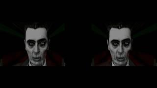 Half-Life 2: Stereoscopic, cross-eye 3D gameplay.