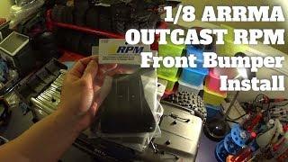 1/8 ARRMA OUTCAST RPM Front Bumper Install