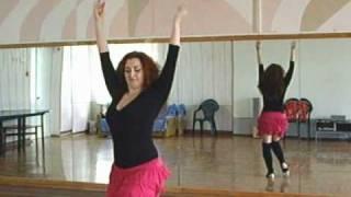 Study bellydance on-line with Mona Amar, 3 part