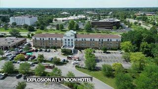 Explosion at Lyndon hotel triggered by unknown devise; person of interest detained