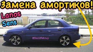 Део Ланос ЗАМЕНА ЗАДНИХ АМОРТИЗАТОРОВ! Lanos shock absorbers change. Sens shock absorbers. Nexia...