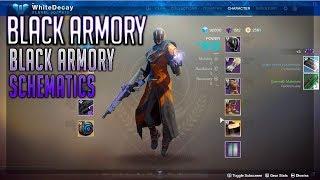 How to Get Black Armory Schematic | Black Armory Mod (Destiny 2 Black Armory)