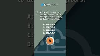 CCNA QUIZ // OSPF Messages // #shorts