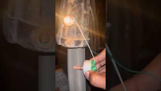 How to glow bike bulb with cycle • Dc motor