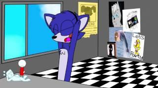 Candy the cat works at Burger King (Colored Animatic)