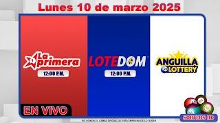 ¡Transmisión en Vivo! Lotería LOTEDOM y La Primera │Lunes 10 de marzo 2025 - 12:00 PM