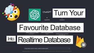 Nodejs Realtime Database Like #Firebase using #socketio and #chatGPT