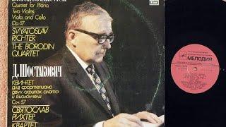 Sviatoslav Richter and the Borodin Quartet plays Shostakovich Piano Quintet in g, op  57