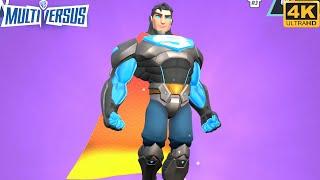 Solar Powered Man Superman Skin Gameplay - MultiVersus (4K 60FPS)