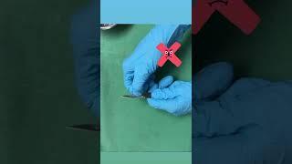 Hack of surgery1 how to use Bp blade #oralsurgeon #surgery-instruments #surgeryeducation #basictips