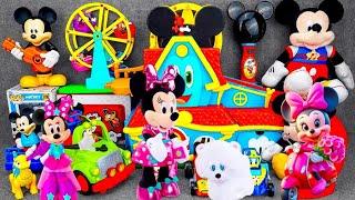 11 minute Satisfying Unboxing Disney Mickey Mouse Fun Wheel Jumbo Fun House | Review Toys ASMR TOYS