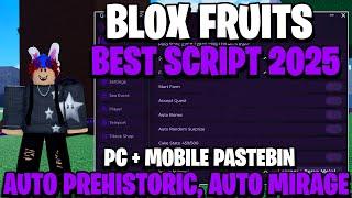 BLOX FRUITS Script Mobile UPDATE XMAS I Auto Prehistoric, LEVIATHAN, AUTO DOJO Quest, Auto Race v4