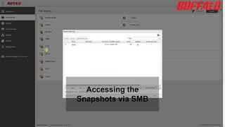 How to Create Share Folder Snapshots for TeraStation 6000 and 5020