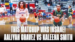 2027 #1 Kaleena Smith vs 2025 #1 Aaliyah Chavez | Thanksgiving Hoopfest Matchup