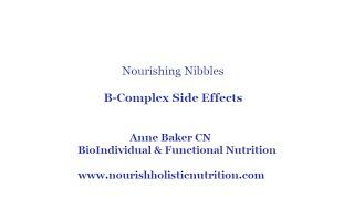 B Complex side effects