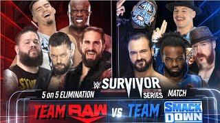 Team RAW vs Team SmackDown Survivor Series (21-11-2021) Highlights HD!