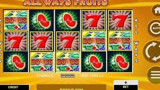 ALL WAYS FRUITS CASINO SLOTS / هكذا يكون الفوز / FORZZA CASINO TUNISIE